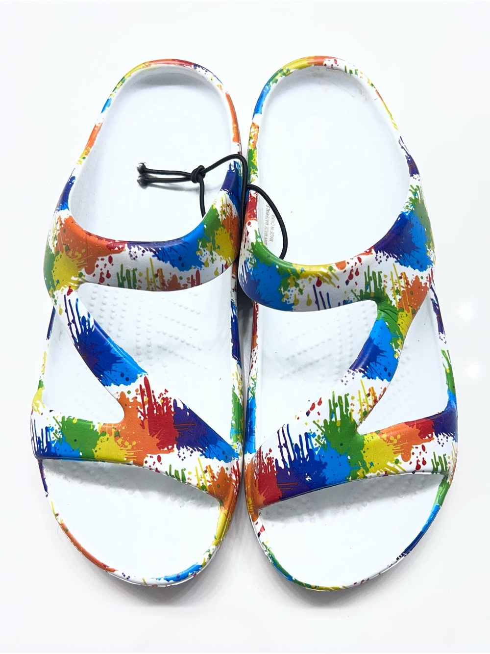 Dawgs Multicolor Paint-Splash Sandals